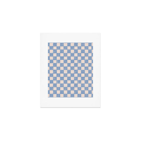 Schatzi Brown Alice Check Powder Art Print