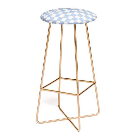 Schatzi Brown Alice Check Powder Bar Stool
