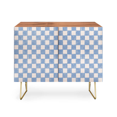 Schatzi Brown Alice Check Powder Credenza