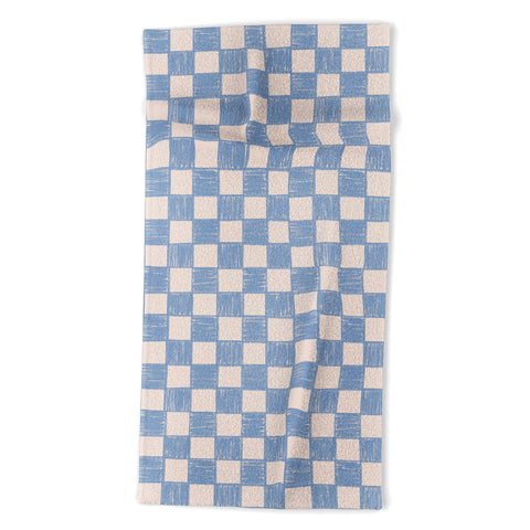 Schatzi Brown Alice Check Powder Beach Towel
