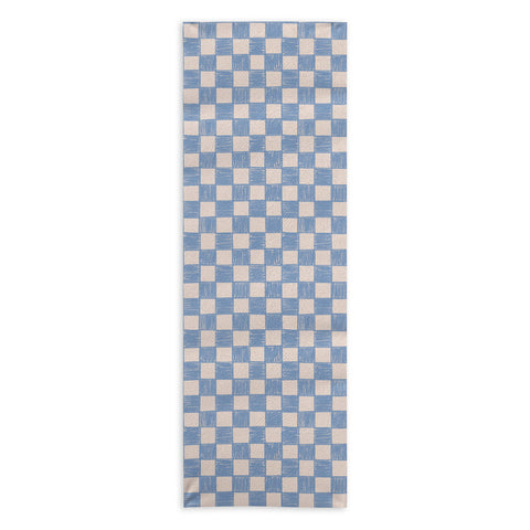 Schatzi Brown Alice Check Powder Yoga Towel