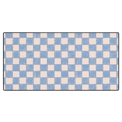 Schatzi Brown Alice Check Powder Desk Mat