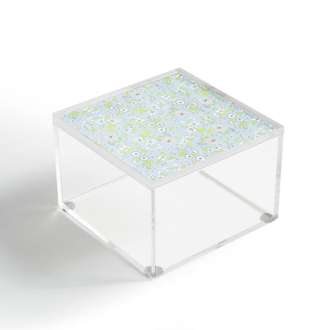 Schatzi Brown Audrey Floral Ice Blue Acrylic Box