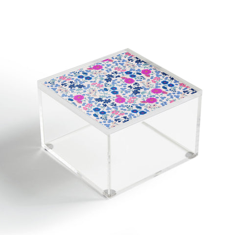 Schatzi Brown Audrey Floral Magenta Acrylic Box