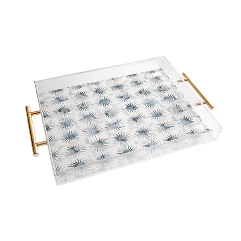 Schatzi Brown Aviana Starburst White Acrylic Tray