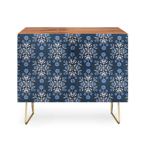 Schatzi Brown Belinna Floral Blue Credenza