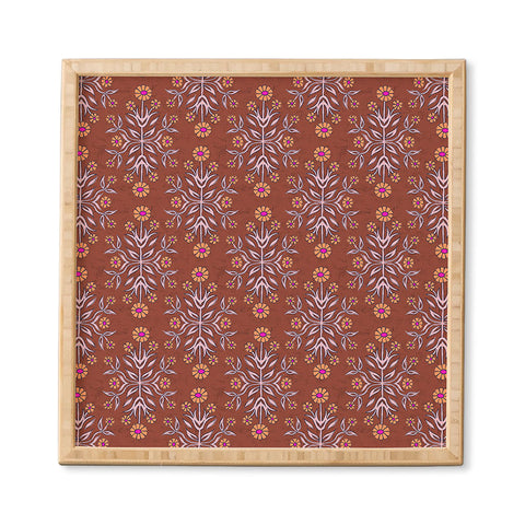 Schatzi Brown Belinna Floral Bronze Framed Wall Art