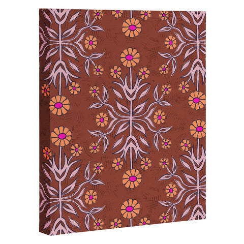 Schatzi Brown Belinna Floral Bronze Art Canvas