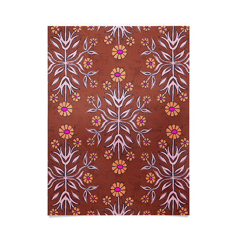 Schatzi Brown Belinna Floral Bronze Poster
