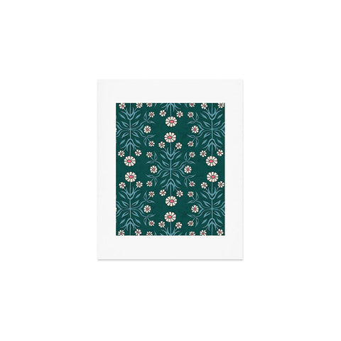 Schatzi Brown Belinna Floral Green Art Print