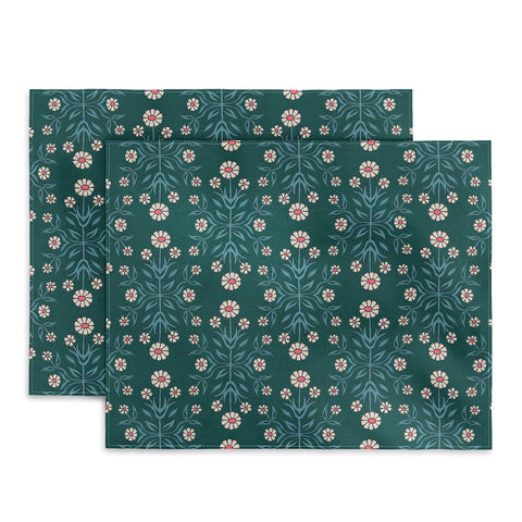 Schatzi Brown Belinna Floral Green Placemat
