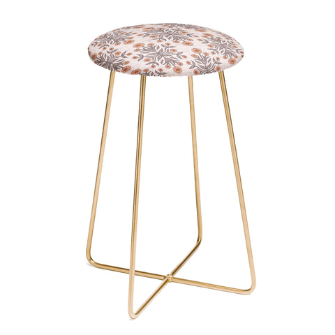Schatzi Brown Belinna Floral Latte Counter Stool