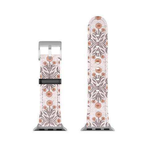 Schatzi Brown Belinna Floral Latte Apple Watch Band