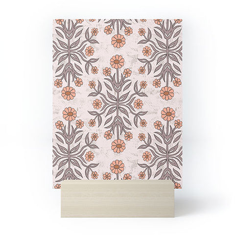 Schatzi Brown Belinna Floral Latte Mini Art Print