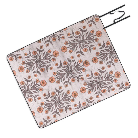 Schatzi Brown Belinna Floral Latte Picnic Blanket