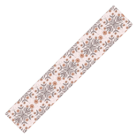 Schatzi Brown Belinna Floral Latte Table Runner