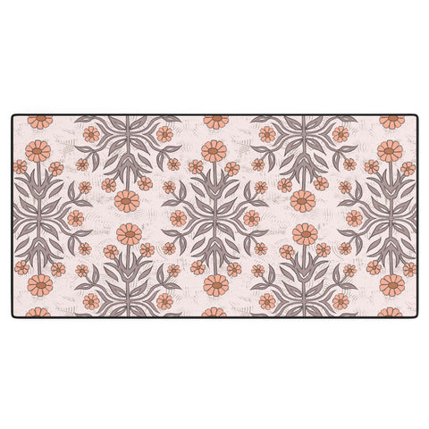 Schatzi Brown Belinna Floral Latte Desk Mat