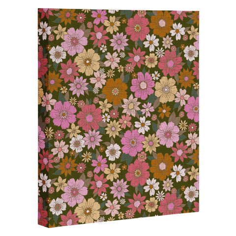 Schatzi Brown Betty Floral Avocado Art Canvas