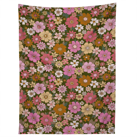 Schatzi Brown Betty Floral Avocado Tapestry