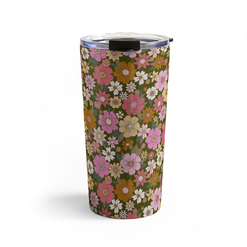 Schatzi Brown Betty Floral Avocado Travel Mug