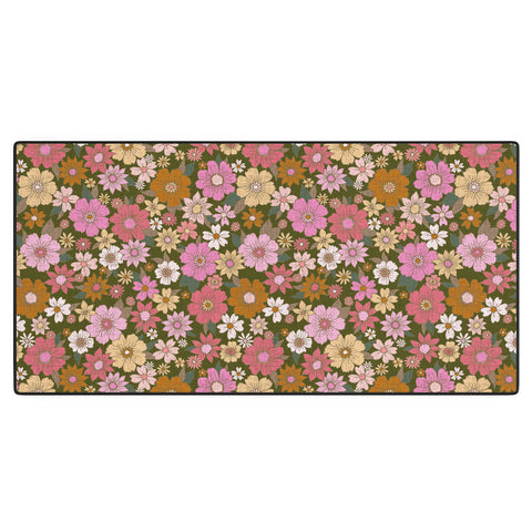 Schatzi Brown Betty Floral Avocado Desk Mat