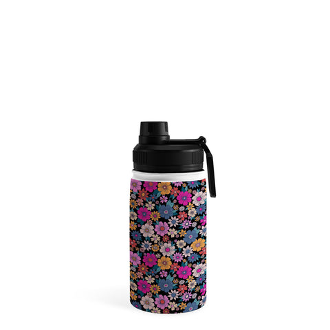 Schatzi Brown Betty Floral Black Water Bottle