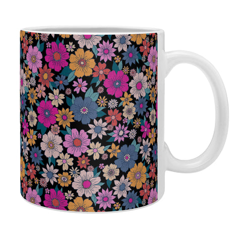 Schatzi Brown Betty Floral Black Coffee Mug