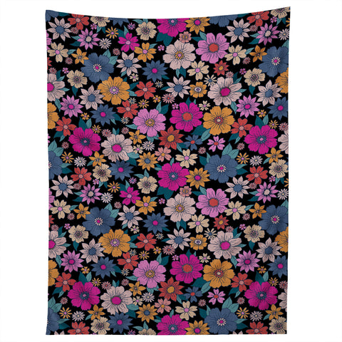 Schatzi Brown Betty Floral Black Tapestry