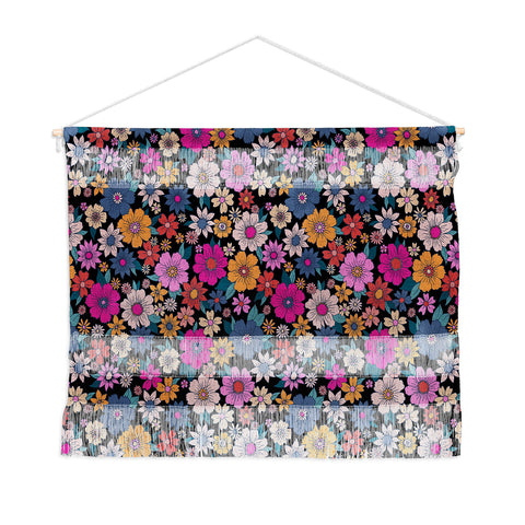 Schatzi Brown Betty Floral Black Wall Hanging Landscape