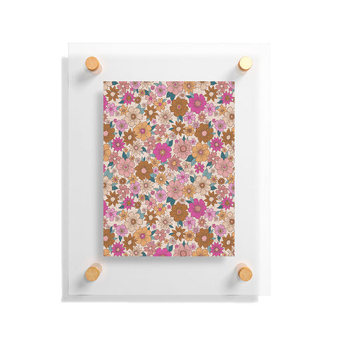 Schatzi Brown Betty Floral Ivory Floating Acrylic Print