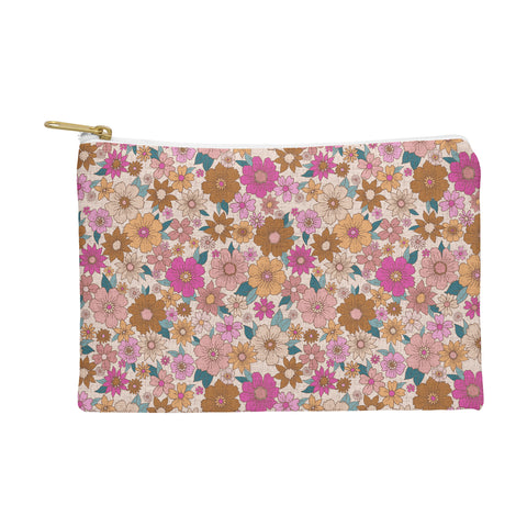 Schatzi Brown Betty Floral Ivory Pouch
