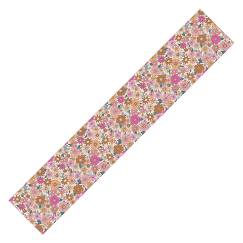 Schatzi Brown Betty Floral Ivory Table Runner