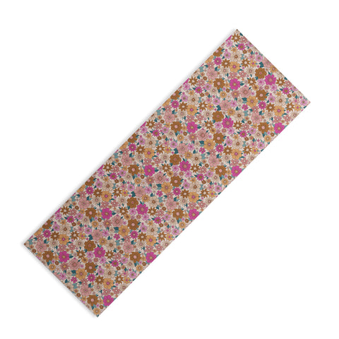 Schatzi Brown Betty Floral Ivory Yoga Mat
