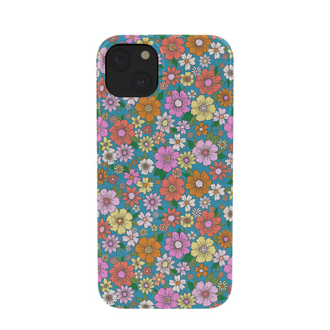 Schatzi Brown Betty Floral Turquoise Phone Case