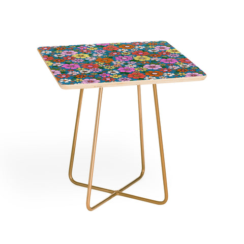 Schatzi Brown Betty Floral Turquoise Side Table