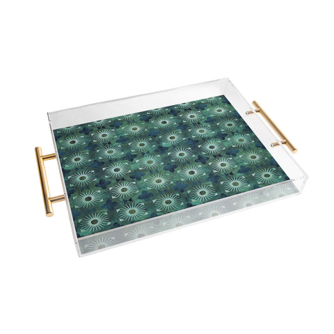 Schatzi Brown Boho Basic 18 Green Acrylic Tray