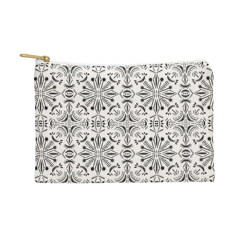 Schatzi Brown Boho Moons Black and White Pouch
