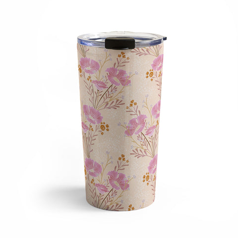Schatzi Brown Carrie Floral Pink Travel Mug