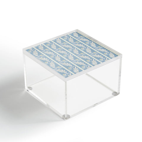 Schatzi Brown Celine Emma leaf vine blue Acrylic Box