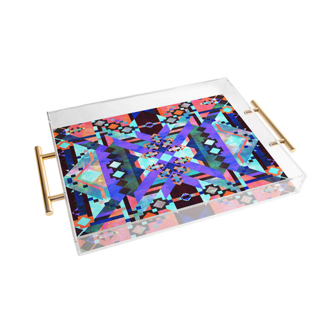 Schatzi Brown Chichen Itza Dark Acrylic Tray