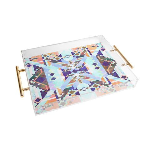 Schatzi Brown Chichen Itza Light Acrylic Tray