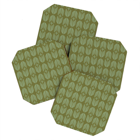 Schatzi Brown Danni Boho Olive Coaster Set
