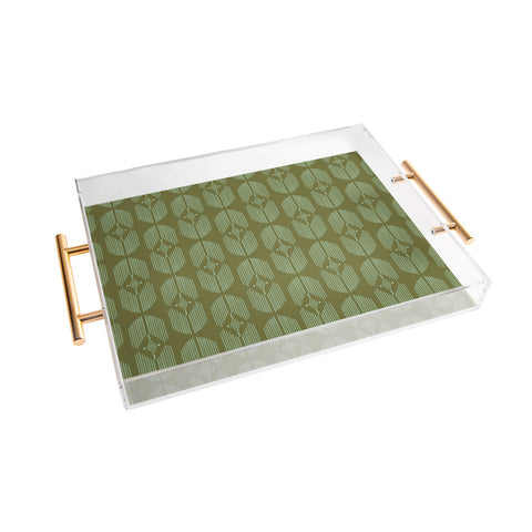 Schatzi Brown Danni Boho Olive Acrylic Tray
