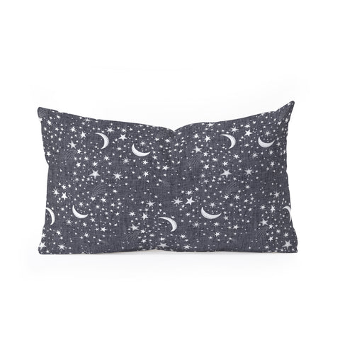 Schatzi Brown Dreaming of Stars Night Oblong Throw Pillow