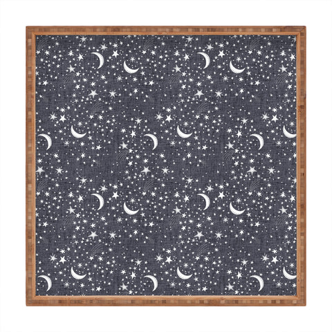 Schatzi Brown Dreaming of Stars Night Square Tray