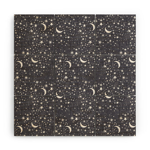 Schatzi Brown Dreaming of Stars Night Wood Wall Mural