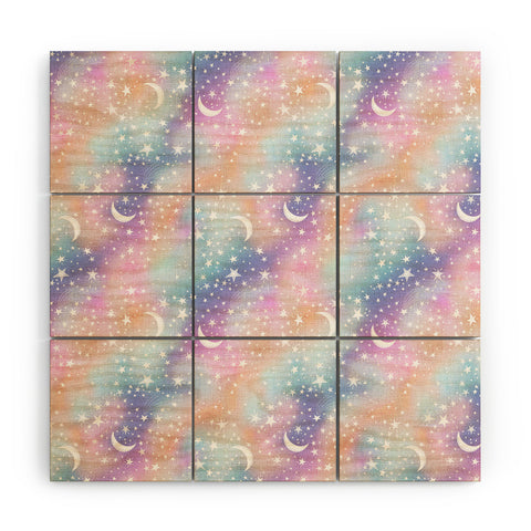 Schatzi Brown Dreaming of Stars Pastel Wood Wall Mural