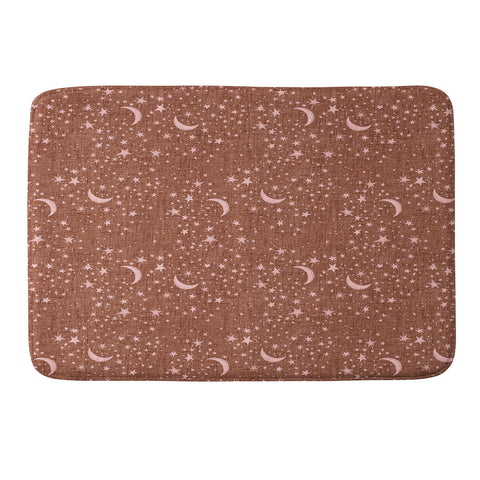 Schatzi Brown Dreaming of Stars Warm Boho Memory Foam Bath Mat