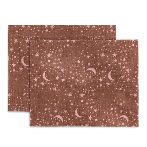Schatzi Brown Dreaming of Stars Warm Boho Placemat