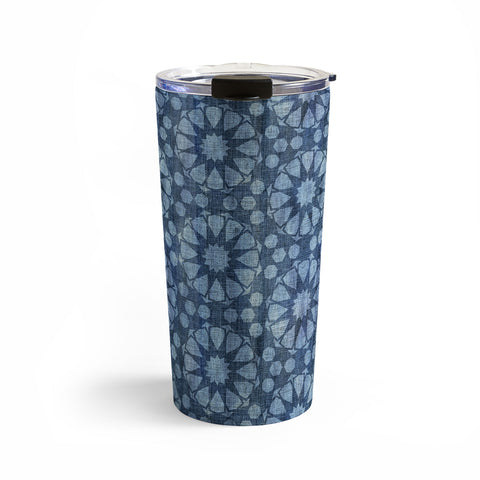 Schatzi Brown Farah Tile Denim Travel Mug